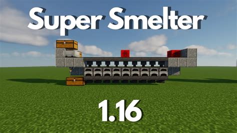 Minecraft-Easy Super Smelter | 1.16 - YouTube