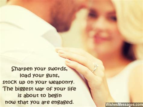 Funny Engagement Quotes For Her - Many congratulations to the most ...