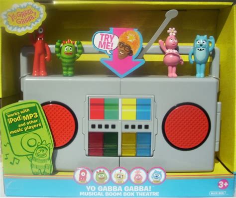 Yo Gabba Gabba DJ Lance Boombox iPod Speakers