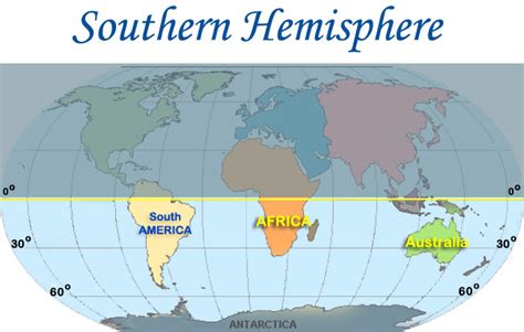 Southern Hemisphere Map - EMARANHADORUFIANO