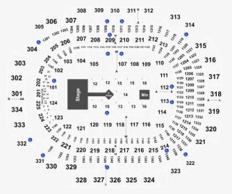 American Airlines Center Map Carrie Underwood , Png - American Airlines Center Section 106 Row B ...