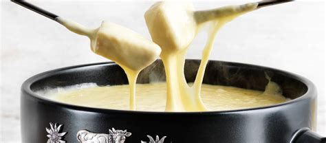 Gruyere and Emmental Cheese Fondue