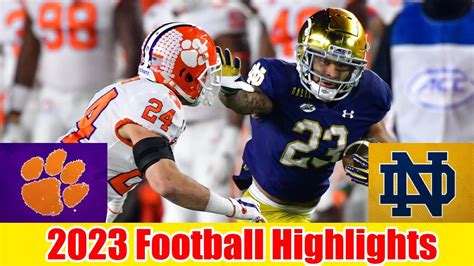 Notre Dame vs Clemson 15 FULL GAME HIGHLIGHTS HD | NCAAF Week 10 ...