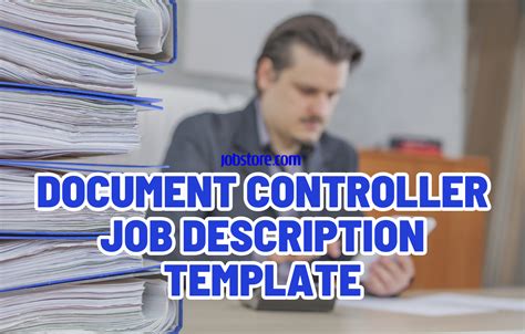 Document Controller Job Description Template - Jobstore Careers Blog - Malaysia's best career blog