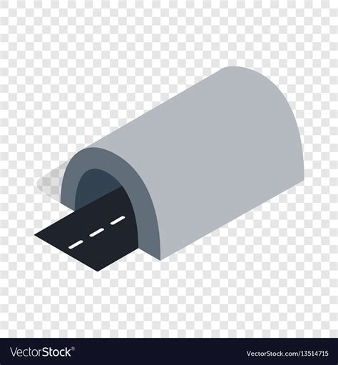 Tunnel isometric icon Royalty Free Vector Image