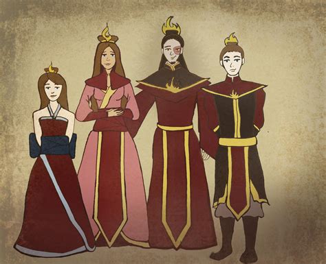 Gaang Again: Royal Fire Family by neato123 on DeviantArt