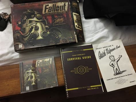 I got lucky and acquired a big box set of the original Fallout. Would you mind helping me find ...