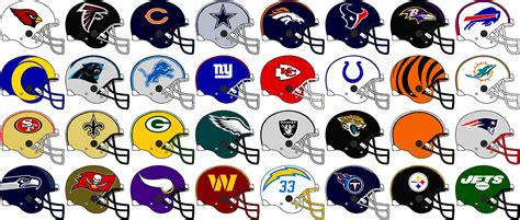 NFL Team Helmets 2022 by Chenglor55 on DeviantArt