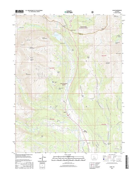 MyTopo Alma, Colorado USGS Quad Topo Map