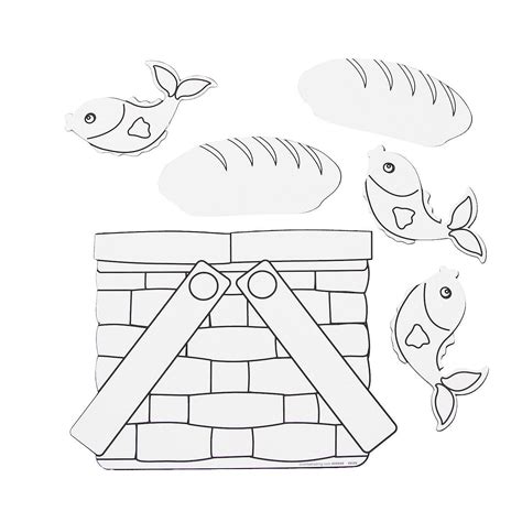 Printable Loaves And Fishes Craft Activity - Printable Word Searches