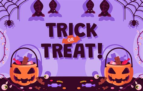 Trick or Treat Halloween Background 3303264 Vector Art at Vecteezy