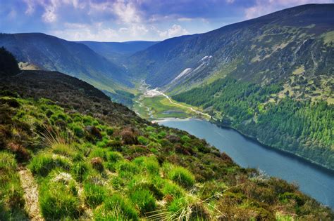 Glendalough, Wicklow Mountains National Park, Ireland - The Valley of Two Lakes and The Monastic ...