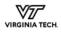 Virginia Tech University Logo