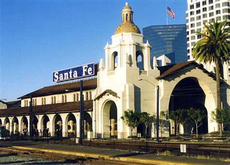 San Diego's Amtrak station. | San diego, Retro california, Ferry building san francisco