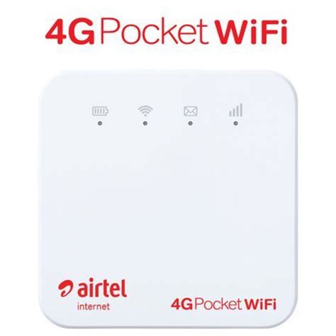 Airtel 4G Pocket Wifi MiFi With 15GB Data And a Free Airtel Simcard - White | TilyExpress Uganda