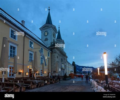 Tegernsee: castle Schloss Tegernsee, the former Benedictine Abbey in Oberbayern, Tegernsee ...