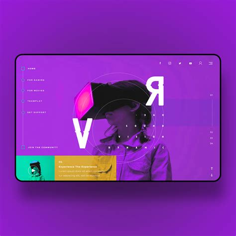 VR Ui Design Concept on Behance