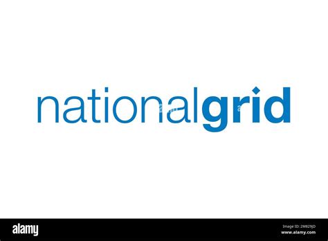 National Grid plc, Logo, White background Stock Photo - Alamy