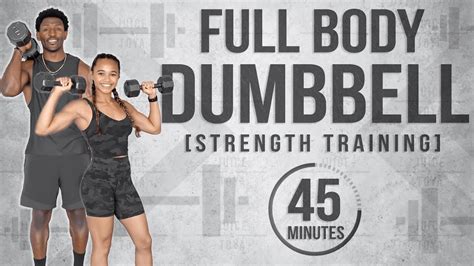 45 Minute Full Body Dumbbell Workout [Strength Training] – WeightBlink