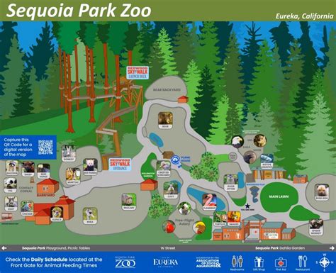 Sequoia Park Zoo Map - Eureka - Ontheworldmap.com