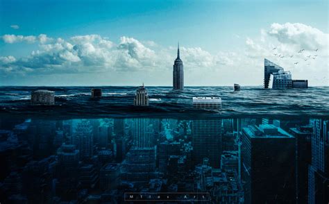 New York Underwater by MilosCreativeArt on DeviantArt