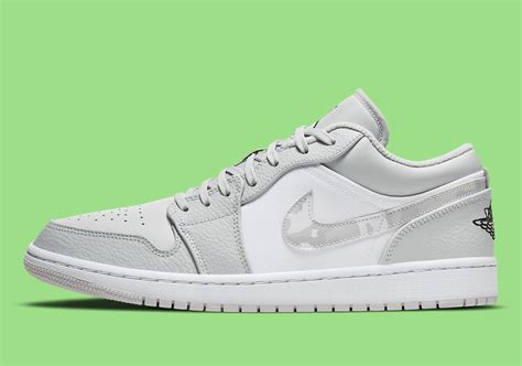 Air Jordan 1 Low Grey Camo DC9036-100 Release | SneakerNews.com