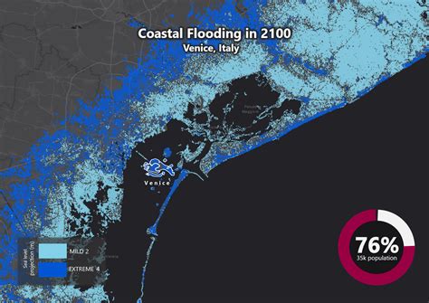 Sea Level Rise Projection Map - Venice | Earth.Org - Past | Present ...