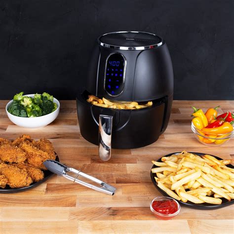 Kalorik® 3.2 Quart Digital Air Fryer | Cooking french fries, No cook meals, Satisfying food