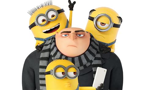 Dru Gru minions, Despicable Me 3, 2017 movies, 3d-animation, HD wallpaper | Peakpx