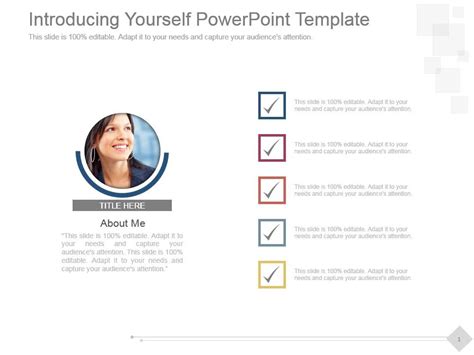 Introducing Yourself Powerpoint Template | PowerPoint Slide Templates Download | PPT Background ...