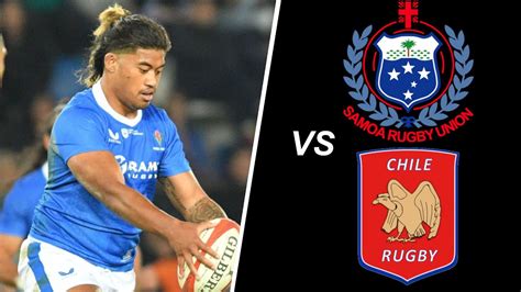 SAMOA Lineup vs CHILE (Rugby World Cup 2023) - YouTube