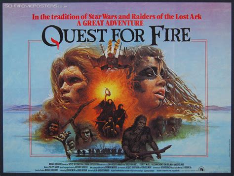 Quest for Fire (La Guerre du feu) (1981) - Original British Quad Movie Poster