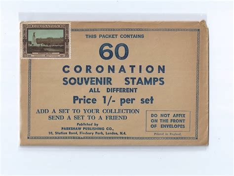 1937 King George VI Coronation Souvenir Cinderella 60 Stamps in ...