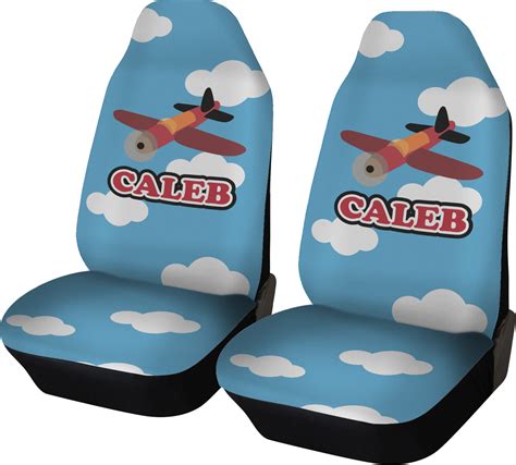 Airplane Car Seat Covers (Set of Two) (Personalized) - YouCustomizeIt