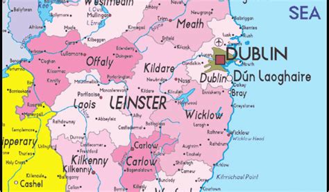 Map Of Leinster Ireland Outlaw Family History In Ireland | secretmuseum