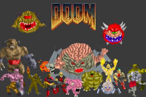 Doom monsters by Phobos-Romulus on DeviantArt