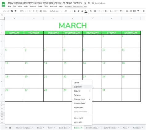 2025 Custom Calendar Template Google Sheets Download - Lilia Patrica