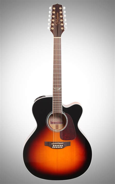 Takamine GJ72CE Jumbo Cutaway Acoustic-Electric Guitar, 12-String ...