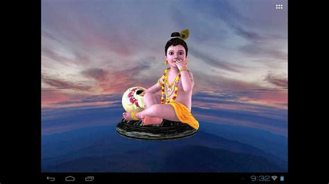 Krishna's Free animated 3D Mobile App, Live Wallpaper - YouTube