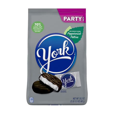 York Dark Chocolate Peppermint Patties Candy - Shop Candy at H-E-B