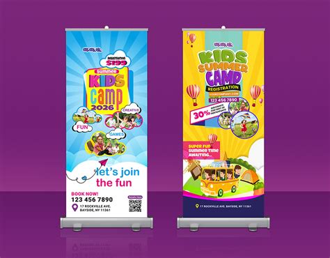 Summer Kids Festivals | Roll Up Banner Design | Vol. 3 :: Behance