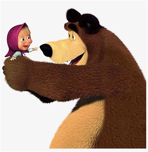 Masha And The Bear The Good Dinosaur Mask Clip Art - Transparent Masha ...