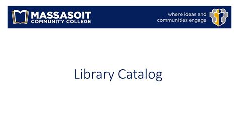 Library Catalog - YouTube