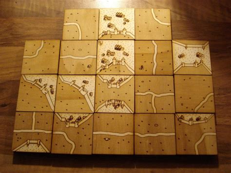 Carcassonne Tile Set PLANS FILES | Etsy