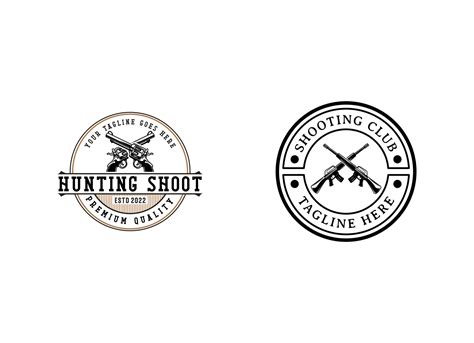 Creative Gun Logo Design. Gun Logo Template Ready to Use. Gun Vector 24224377 Vector Art at Vecteezy