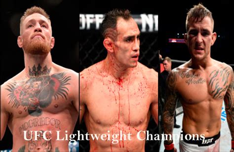 UFC Lightweight Rankings, Champion, And Weight Division