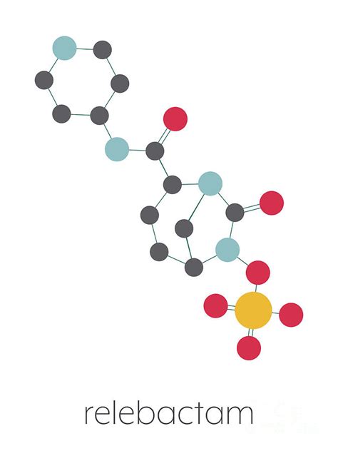 Relebactam Drug Molecule Photograph by Molekuul/science Photo Library ...