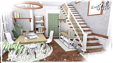 Bloxburg family house 2 story layout