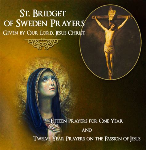 St. Bridget of Sweden Prayers – Mary Our Mother Foundation