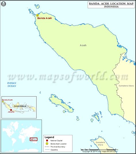 Aceh Indonesia Map